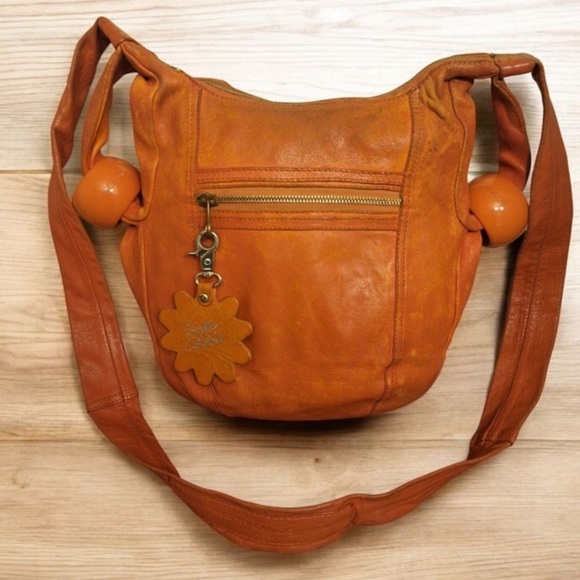 See by Chloe Orange Leather Shoulder Bag - Picture 1 of 11